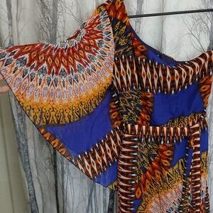 Streetwear Society Purple and Yellow Dress